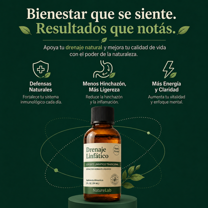 Drenaje Linfático Líquido -  Reduce la hinchazón abdominal en 7 días sin dietas ni ejercicios